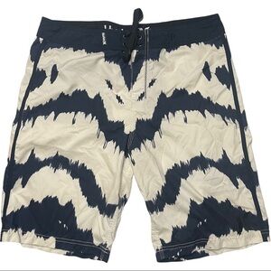 Hurley Mens Blue Wave Athletic Recycled Polyester Swim Summer Board Shor…